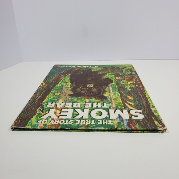 True Story Of Smokey The Bear Big Golden Book 1955 Hardcover - Picture 16 of 16